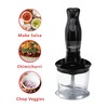Brentwood Appliances 2-Speed Hand Blender and Food Processor with Balloon Whisk (Black) HB-38BK
